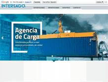 Tablet Screenshot of intersago.com